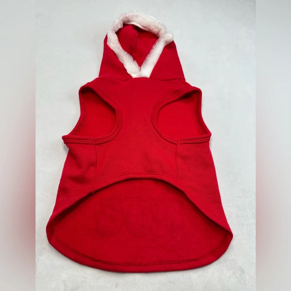 Simply Dog‎ Holiday Christmas Pet Apparel-Don’t Hog The Nog-W/Hood Small/Med
